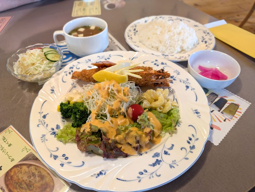 エビフライランチ