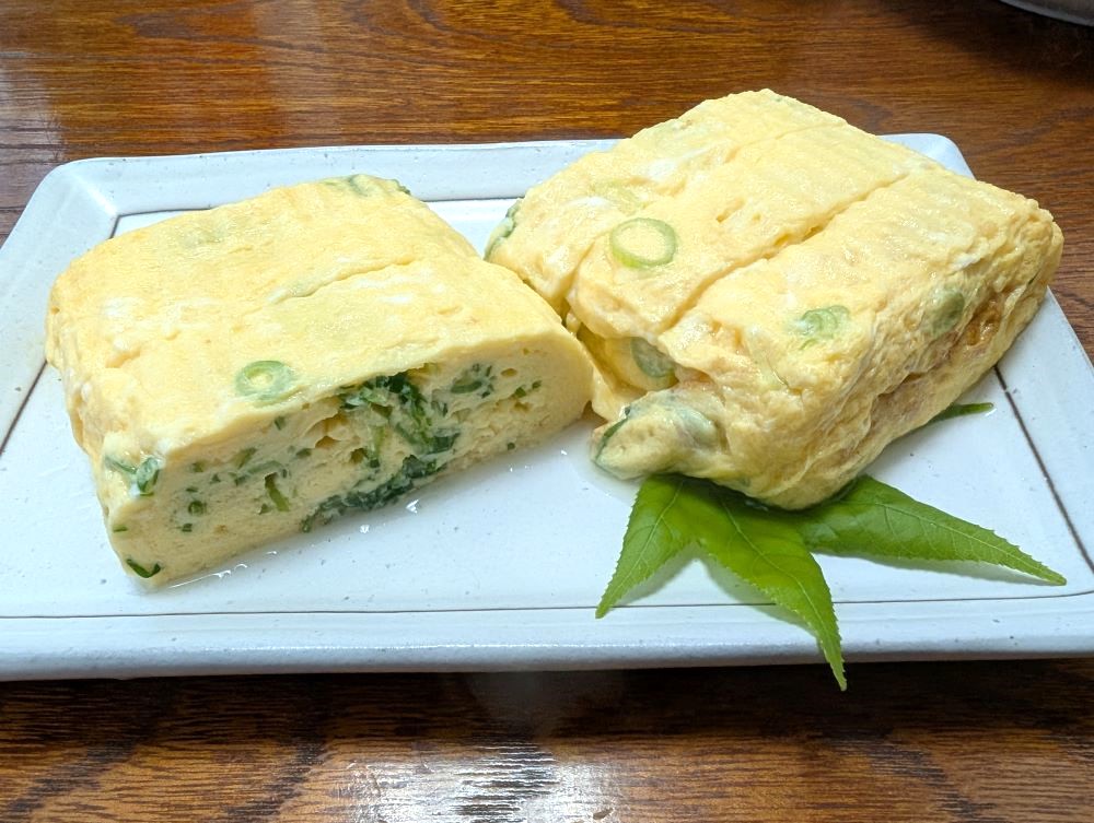 出し巻き卵ネギ