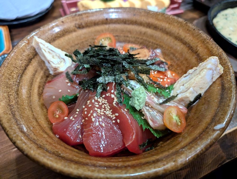 海鮮漬け丼